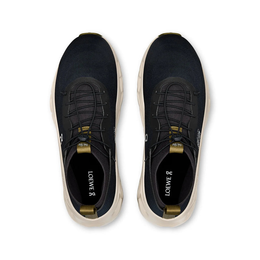 Cloudtilt Hi LOEWE coloris Black | Oatmeal | Olive — vue 2