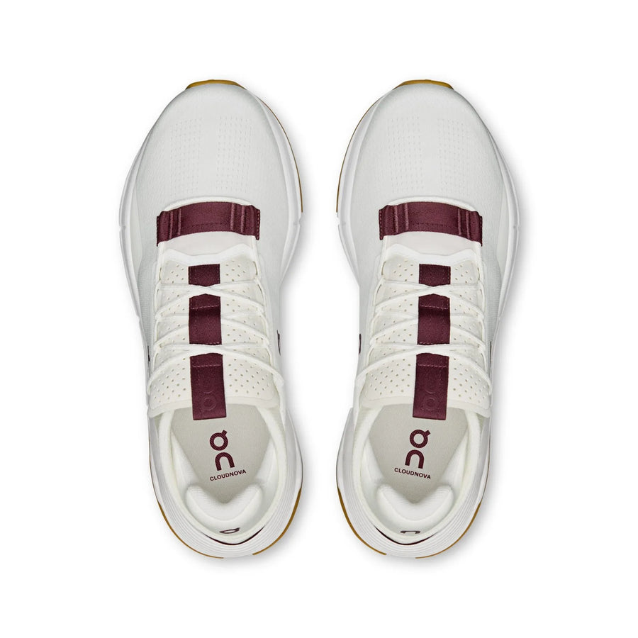 Cloudnova 2 coloris Ivory | Maroon — vue 2