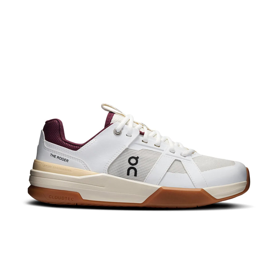 THE ROGER Clubhouse Pro Youth coloris White | Maroon — vue 1