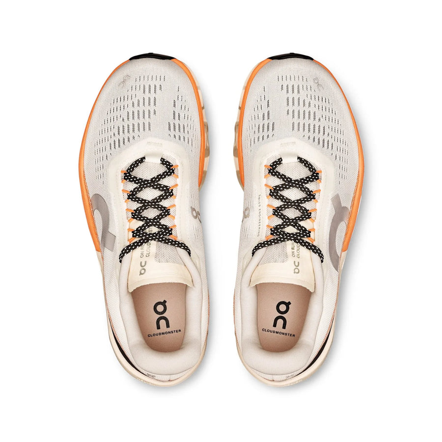 Cloudmonster 2 coloris Ivory | Tangerine — vue 2