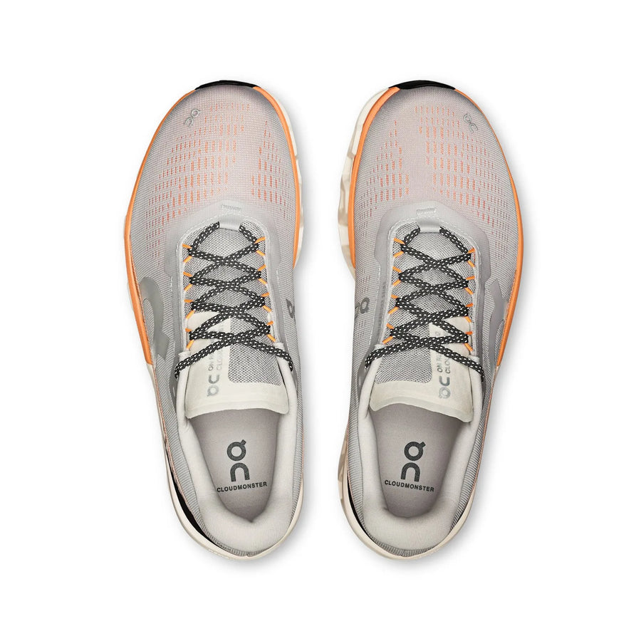 Cloudmonster 2 coloris Glacier | Tangerine — vue 2