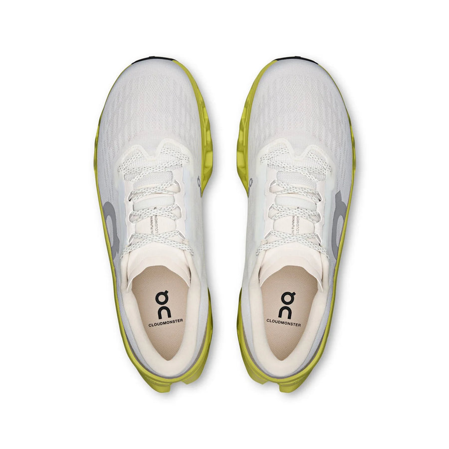 Cloudmonster 3 coloris Ivory | Limelight — vue 2