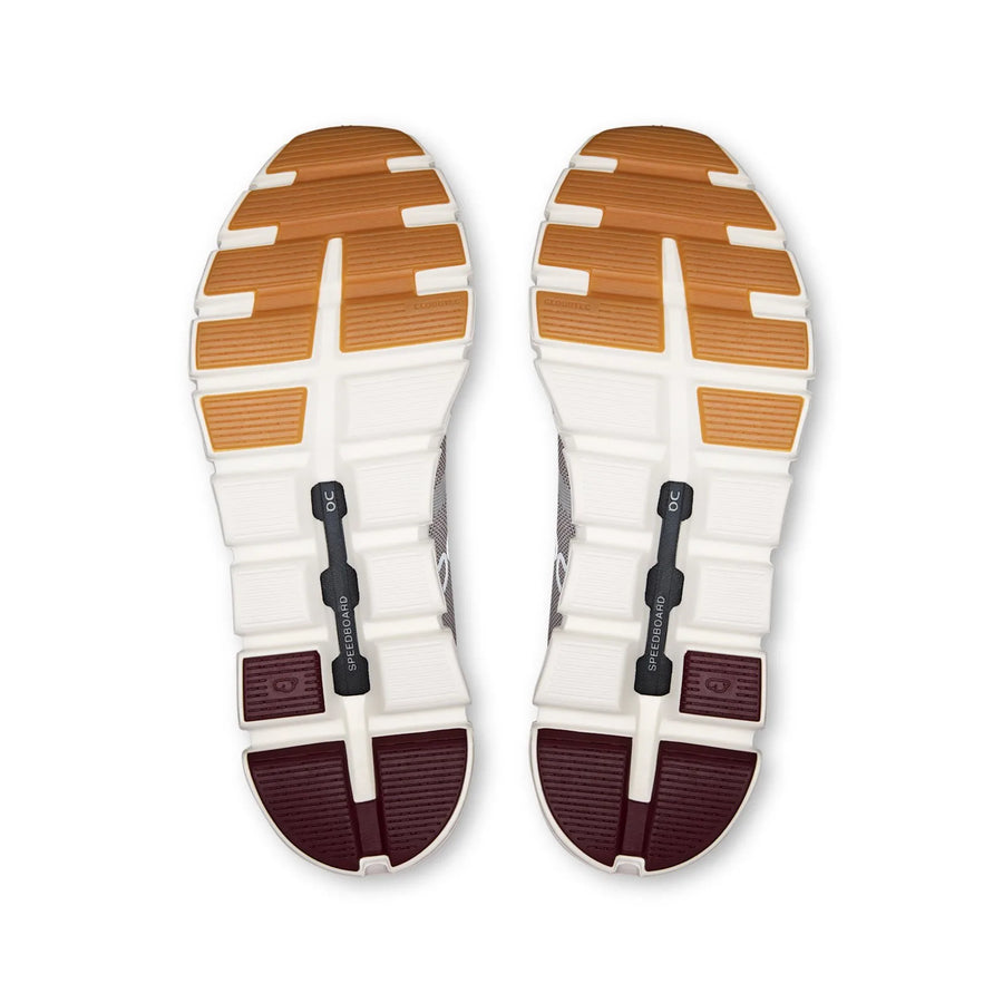 Cloud 6 Versa coloris Silver | Maroon — vue 3